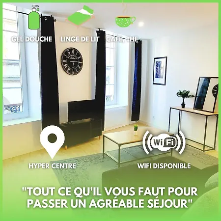 Apartment Le Wlerick 4 - Hyper Centre - Au Calme - Wifi Mont-de-Marsan